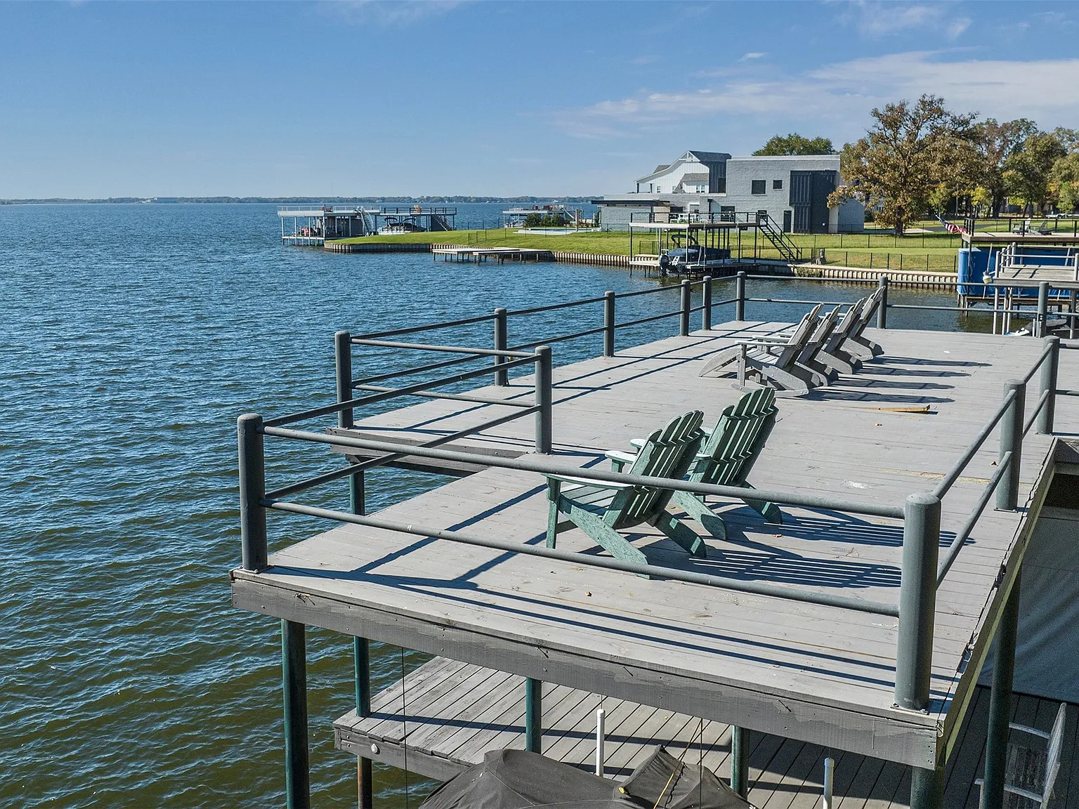 Private dock on Cedar Creek Lake